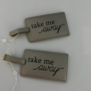 Mud Pie Take Me Away Luggage Tags